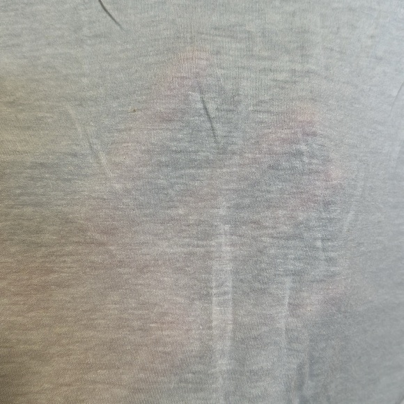 Slightly sheer, black & white, geometric print top, S - Picture 6 of 9